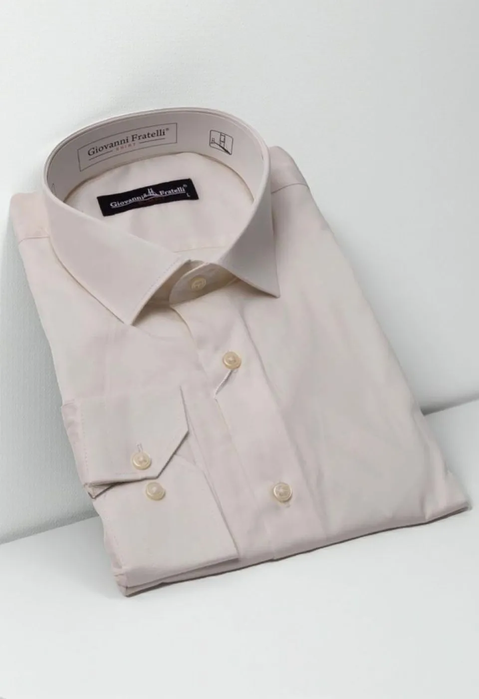 Slim Fit Uzun Kol Düz Renk Saten Erkek Gömlek 3GMK310435002
