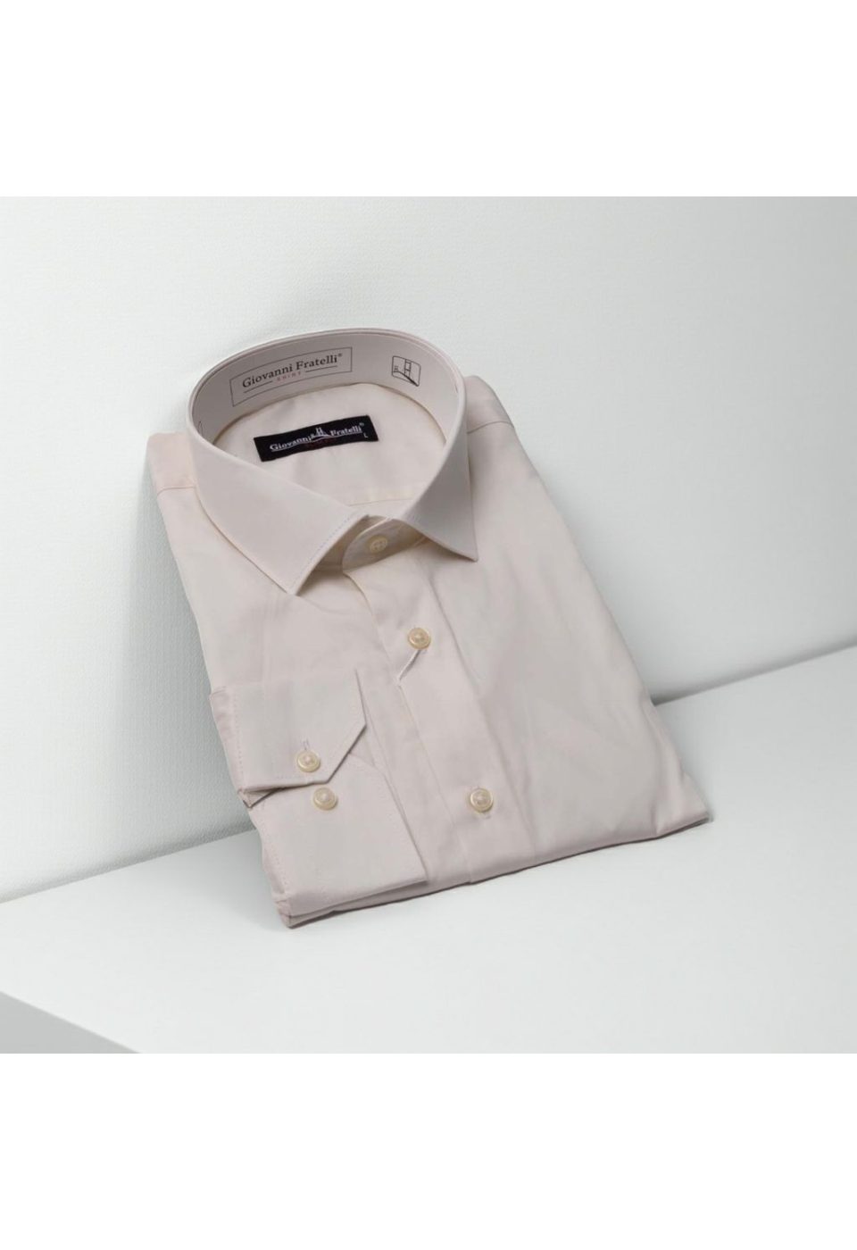 Slim Fit Uzun Kol Düz Renk Saten Erkek Gömlek 3GMK310435002 - Giovanni Fratelli