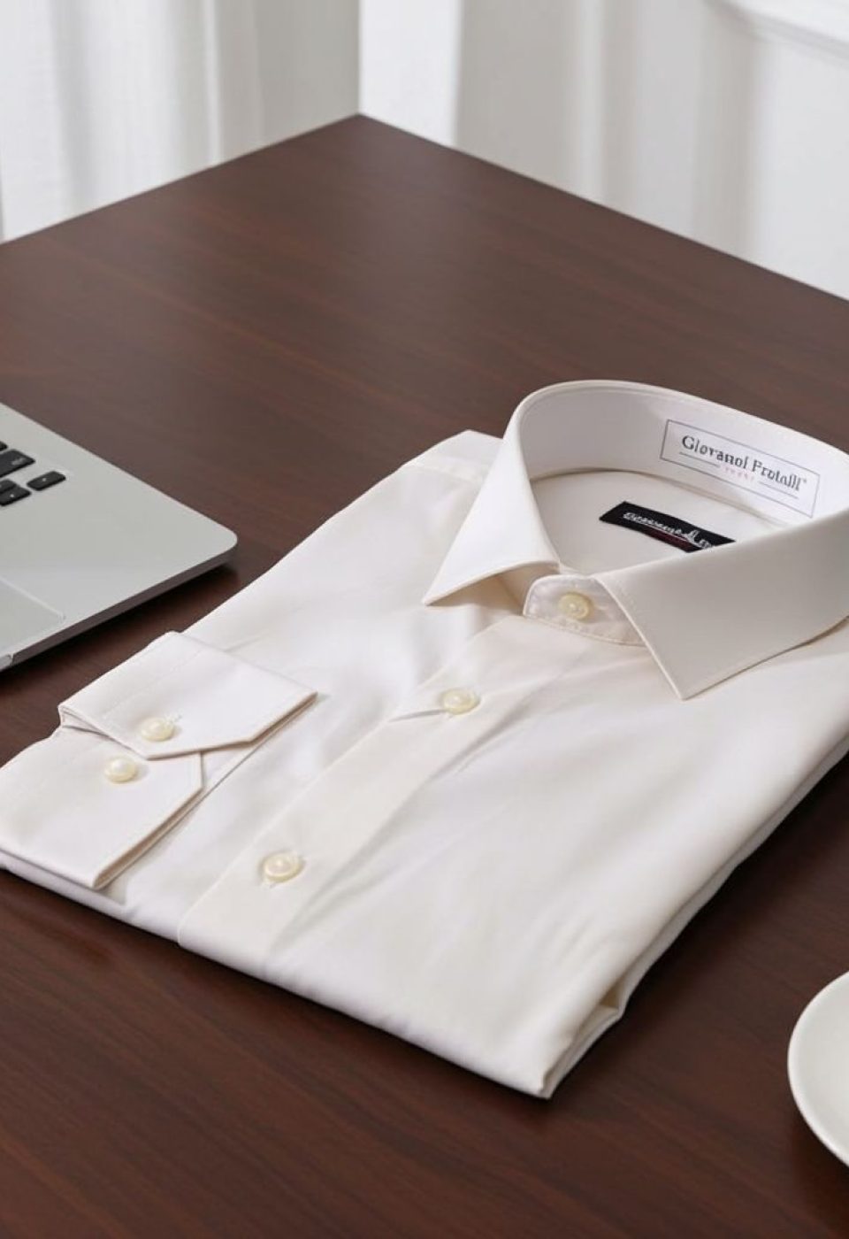 Slim Fit Uzun Kol Düz Renk Saten Erkek Gömlek 3GMK310435002 - Giovanni Fratelli