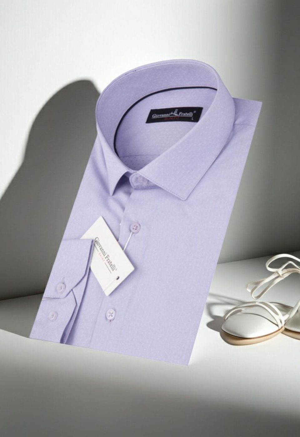 Slim Fit Uzun Kol Düz Renk Erkek Gömlek 3GMK310467008 Slim Fit Uzun Kol Düz Renk Erkek Gömlek 3GMK310467008