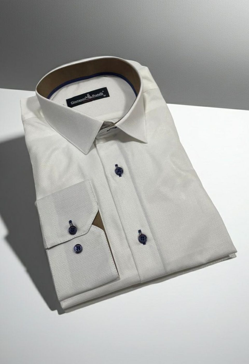 Slim Fit Uzun Kol Düz Renk Erkek Gömlek 3GMK310488002