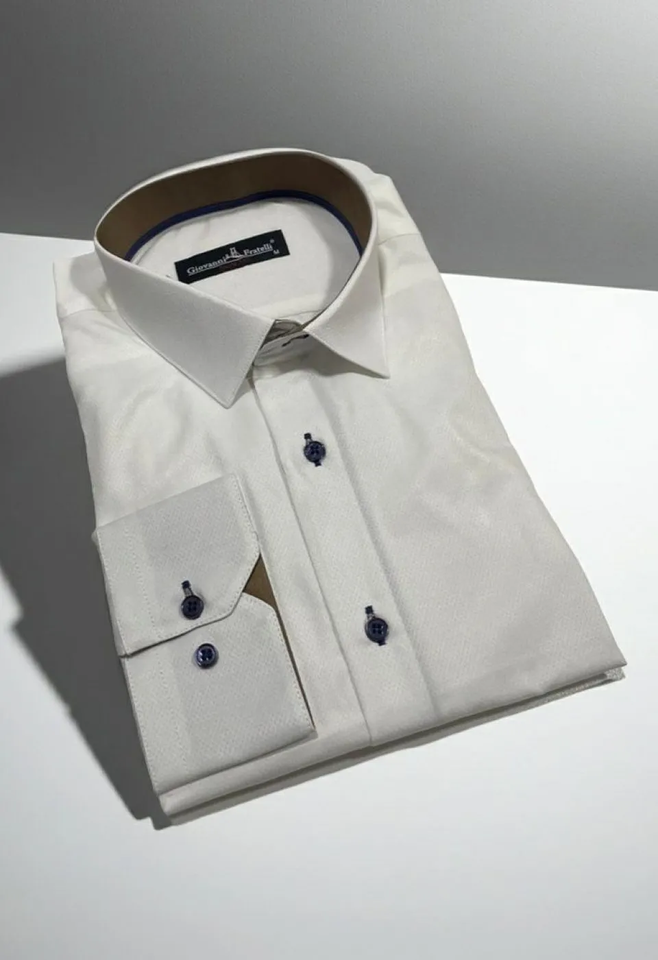Slim Fit Uzun Kol Düz Renk Erkek Gömlek 3GMK310488002