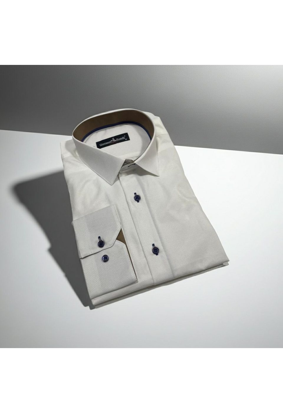 0488 CR 002 Slim Fit Uzun Kol Düz Renk Erkek Gömlek 3GMK310488002 - Giovanni Fratelli