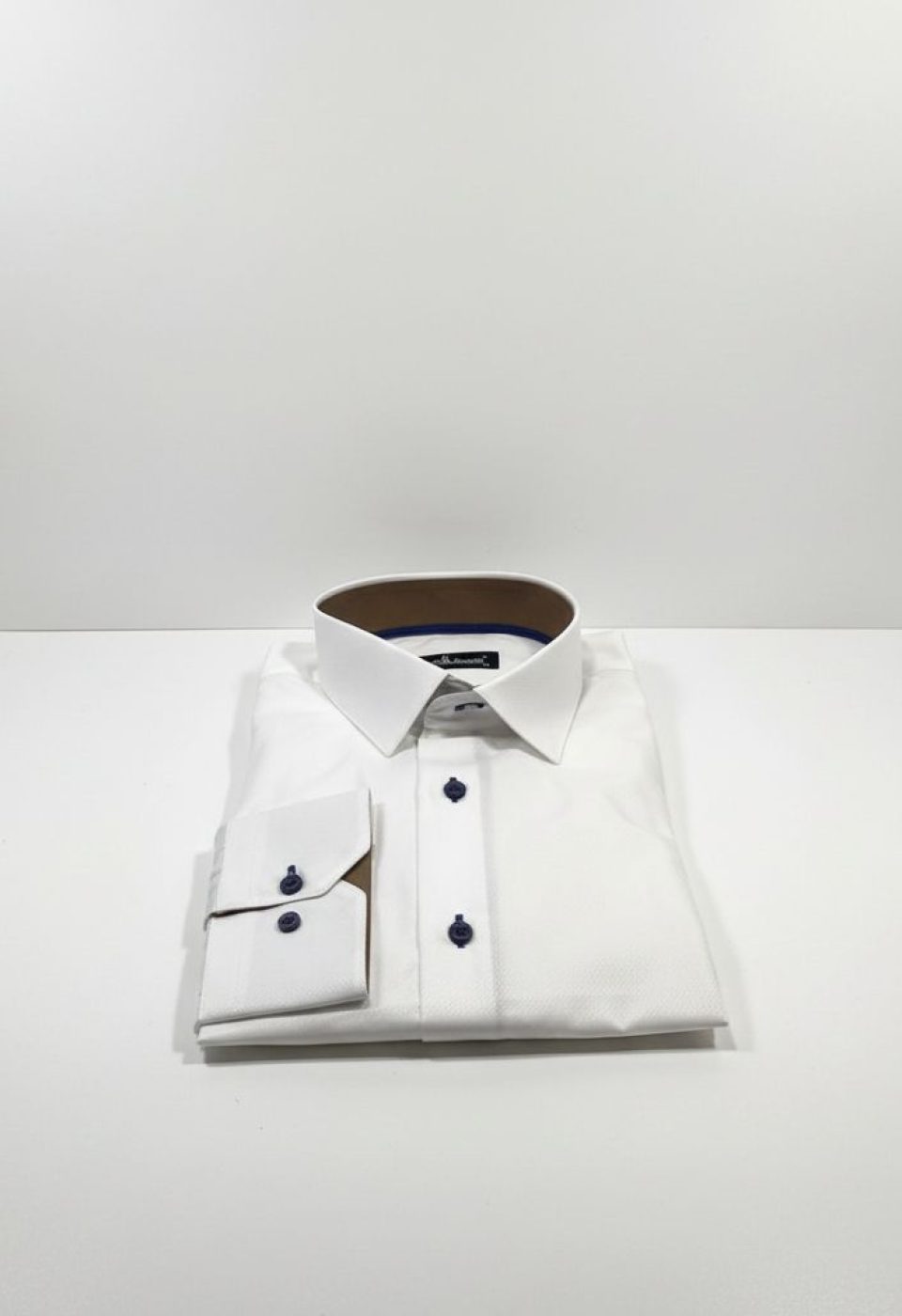 Slim Fit Uzun Kol Düz Renk Erkek Gömlek 3GMK310488002