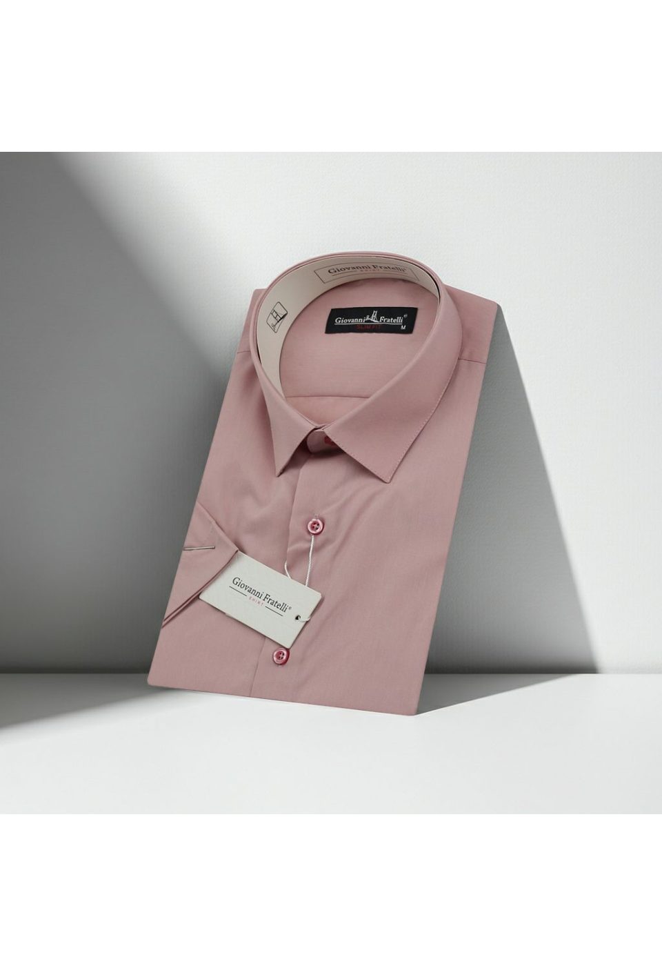 Slim Fit Kısa Kol Düz Renk Erkek Gömlek 3GMK320408A08 - Giovanni Fratelli