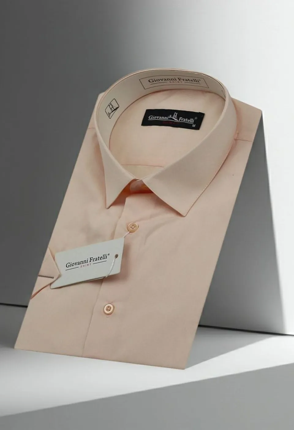 Slim Fit Kısa Kol Düz Renk Erkek Gömlek 3GMK320408A10