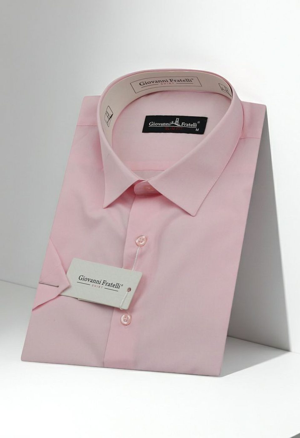 Slim Fit Kısa Kol Düz Renk Erkek Gömlek 3GMK320408A11 Slim Fit Kısa Kol Düz Renk Erkek Gömlek 3GMK320408A11