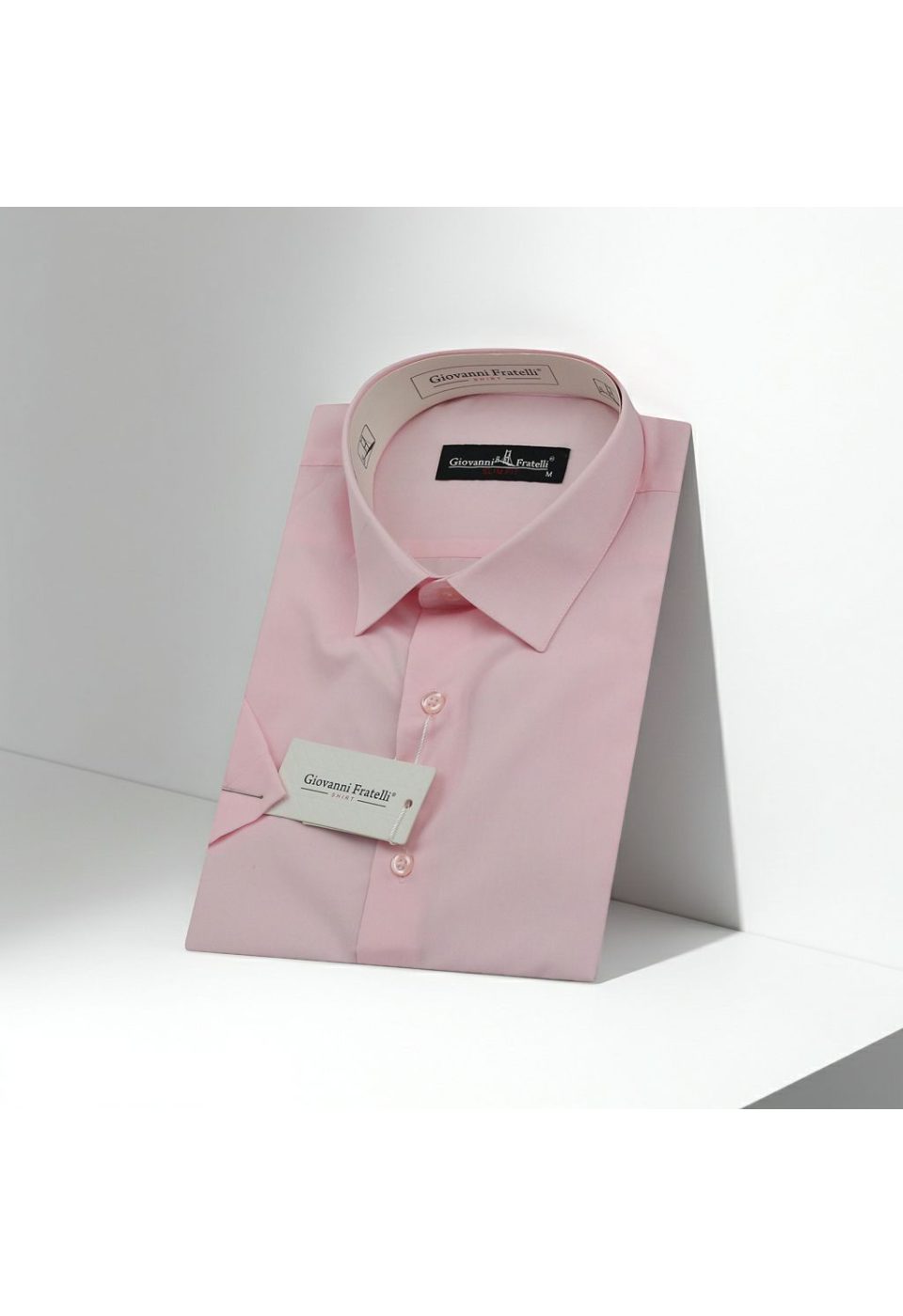 0408 CR K A11 Slim Fit Kısa Kol Düz Renk Erkek Gömlek 3GMK320408A11 - Giovanni Fratelli
