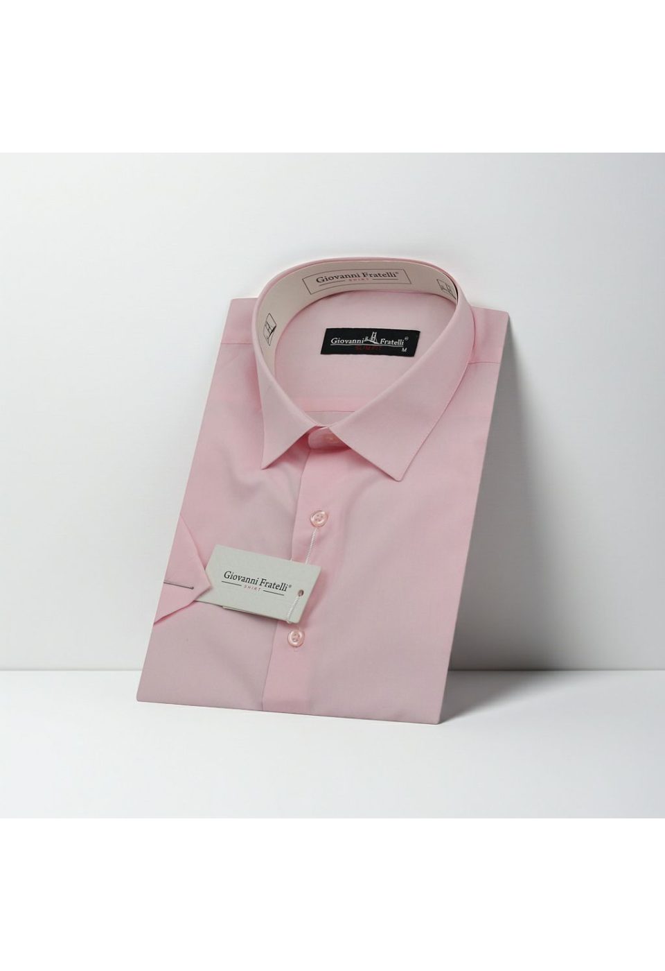 0408 CR K A11 Slim Fit Kısa Kol Düz Renk Erkek Gömlek 3GMK320408A11 - Giovanni Fratelli