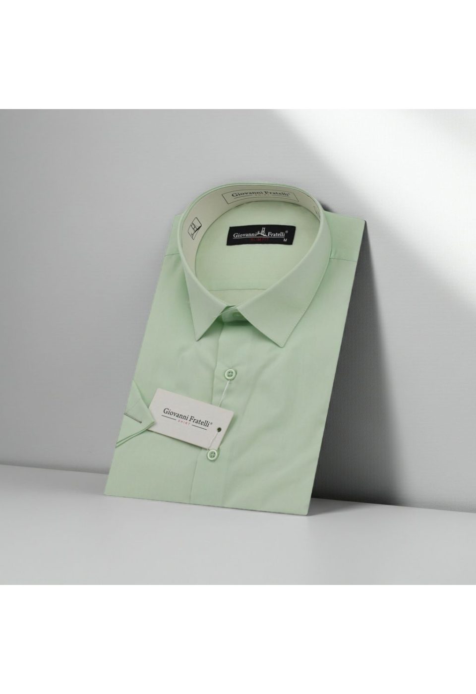 0408 CR K A14 Slim Fit Kısa Kol Düz Renk Erkek Gömlek 3GMK320408A14 - Giovanni Fratelli
