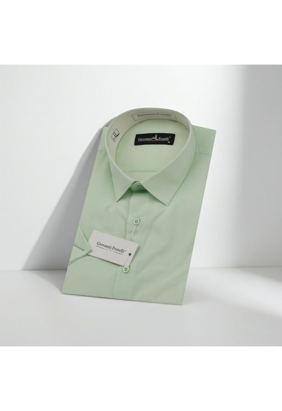 0408 CR K A14 Slim Fit Kısa Kol Düz Renk Erkek Gömlek 3GMK320408A14 - Giovanni Fratelli