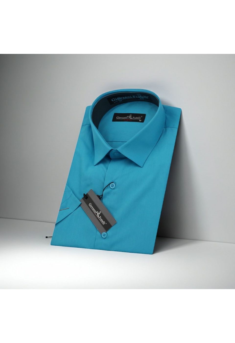 Slim Fit Kısa Kol Düz Renk Erkek Gömlek 3GMK320408A42 - Giovanni Fratelli