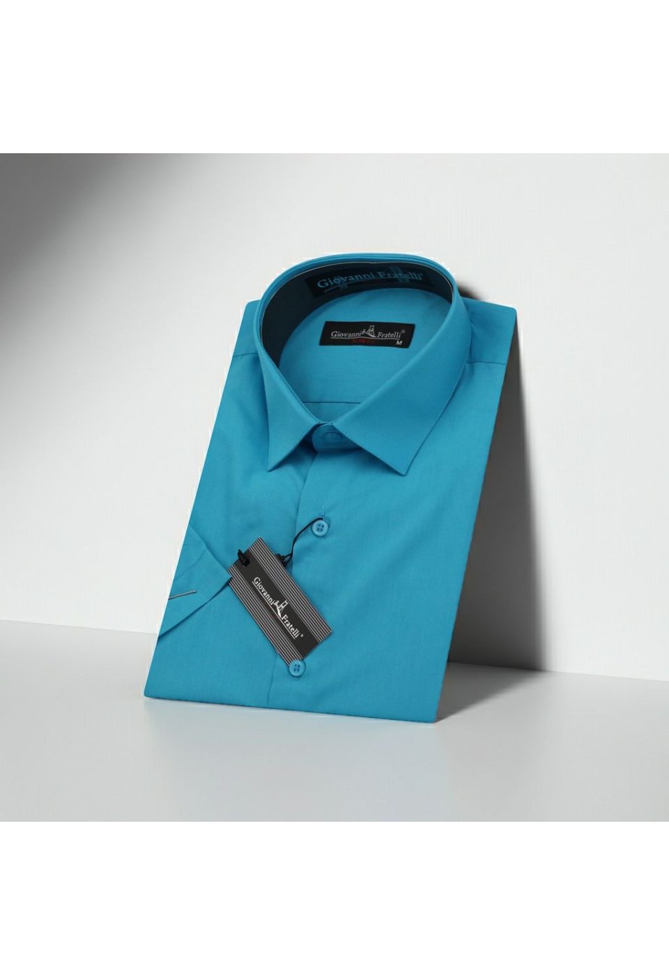 Slim Fit Kısa Kol Düz Renk Erkek Gömlek 3GMK320408A42 - Giovanni Fratelli