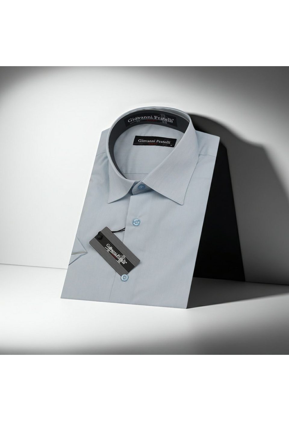 0408 CR K A50 Slim Fit Kısa Kol Düz Renk Erkek Gömlek 3GMK320408A50 - Giovanni Fratelli