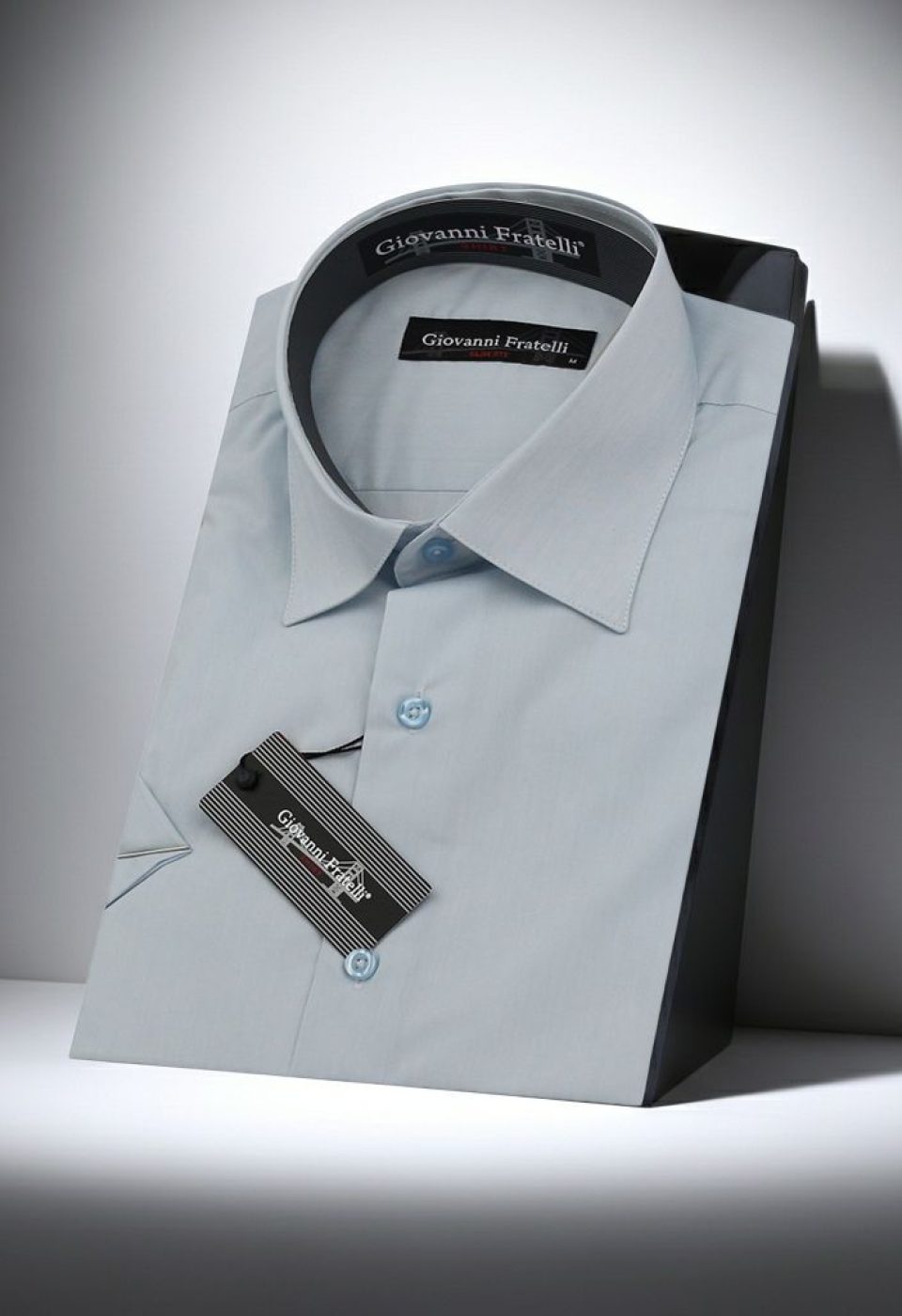 0408 CR K A50 Slim Fit Kısa Kol Düz Renk Erkek Gömlek 3GMK320408A50 - Giovanni Fratelli