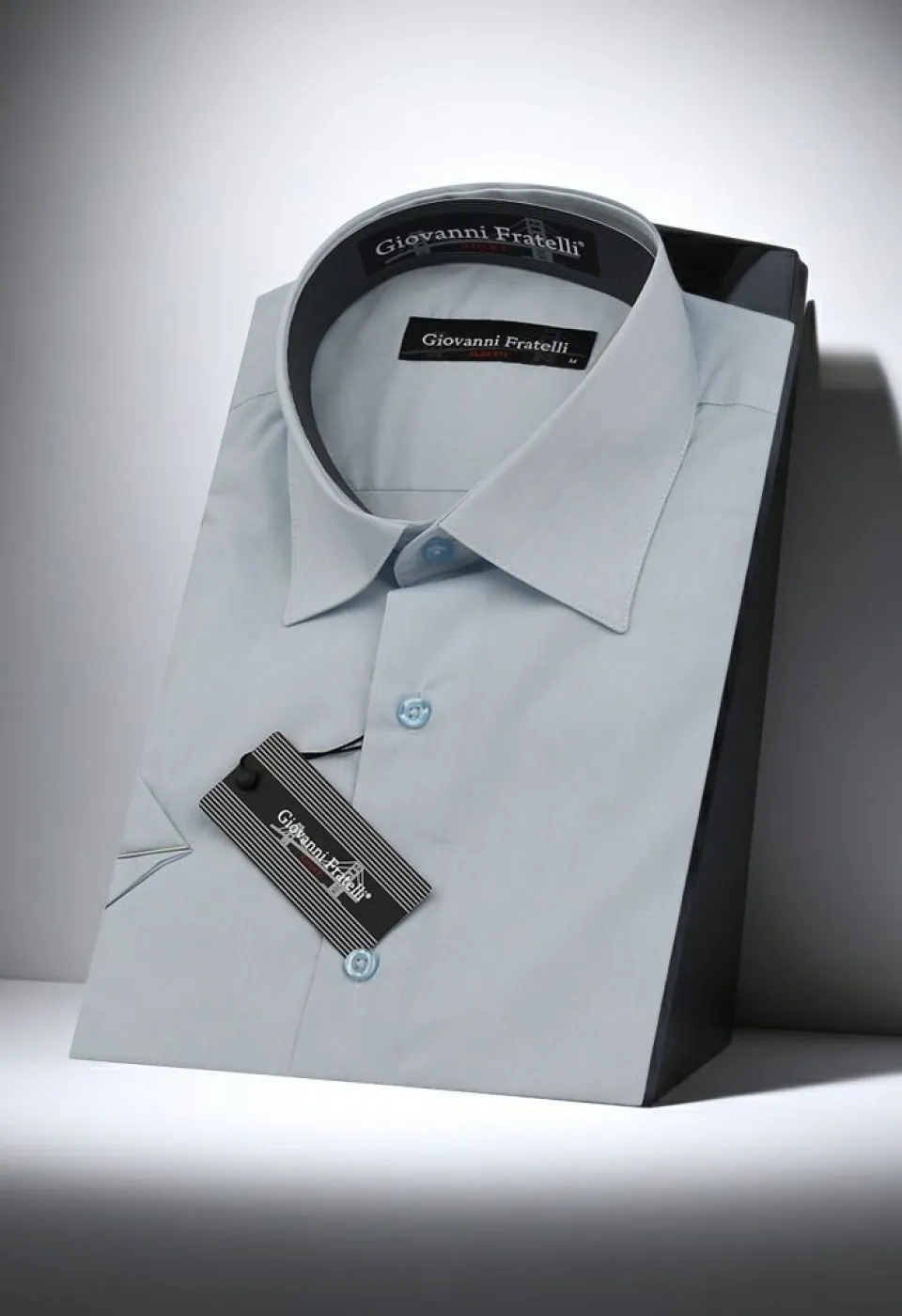 Slim Fit Kısa Kol Düz Renk Erkek Gömlek 3GMK320408A50