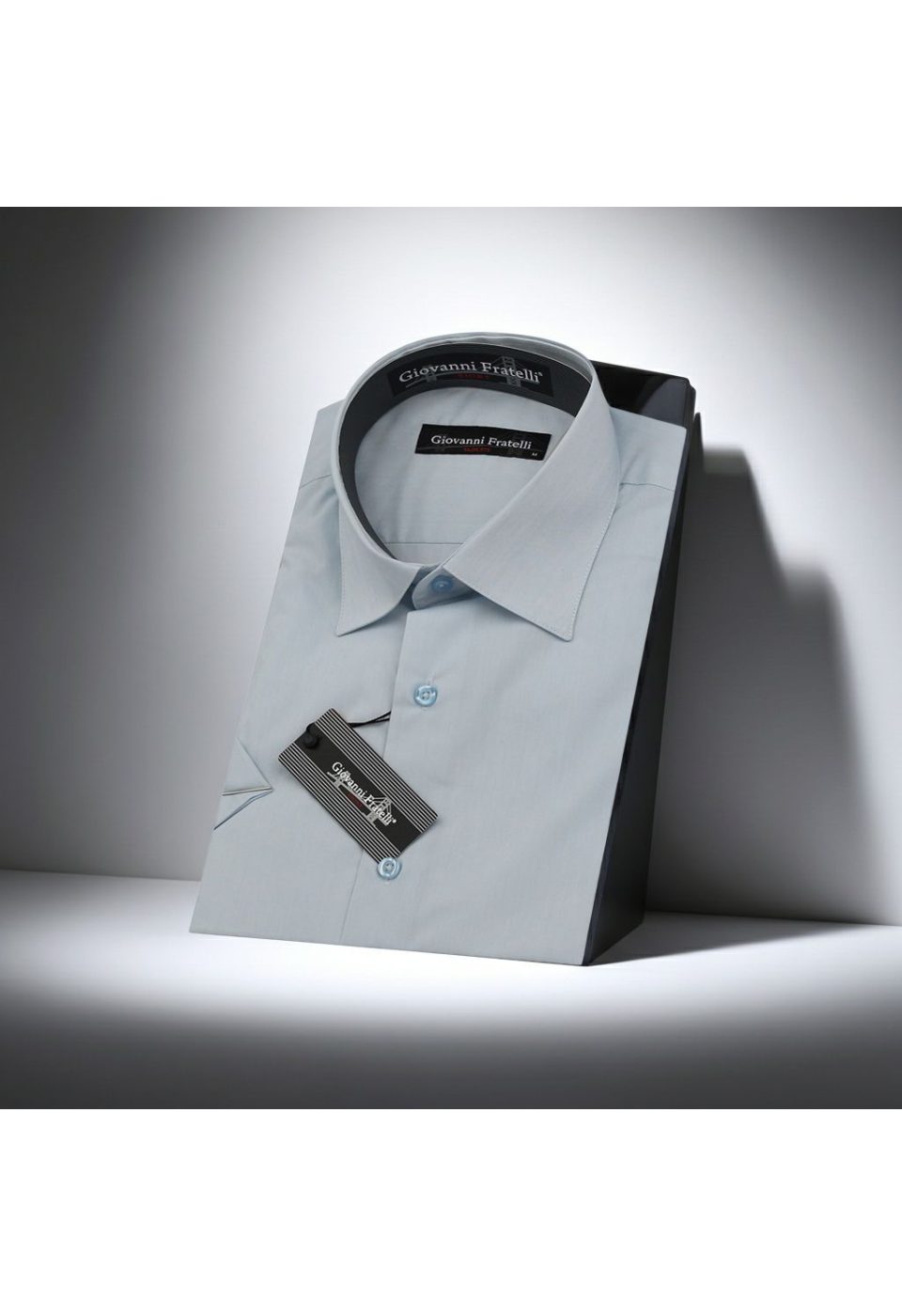 0408 CR K A50 Slim Fit Kısa Kol Düz Renk Erkek Gömlek 3GMK320408A50 - Giovanni Fratelli