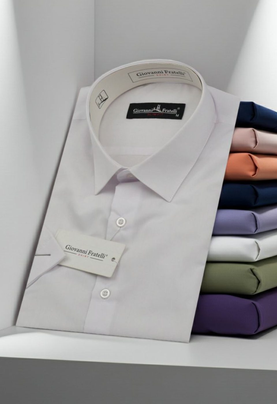 Slim Fit Kısa Kol Düz Renk Erkek Gömlek 3GMK320408BYZ Slim Fit Kısa Kol Düz Renk Erkek Gömlek 3GMK320408BYZ