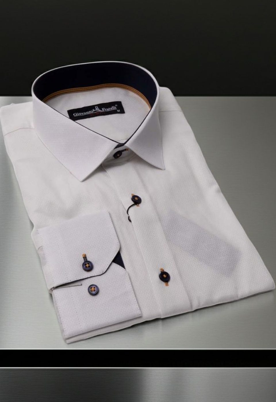 Slim Fit Uzun Kol Düz Renk Erkek Gömlek 3GMK310488003