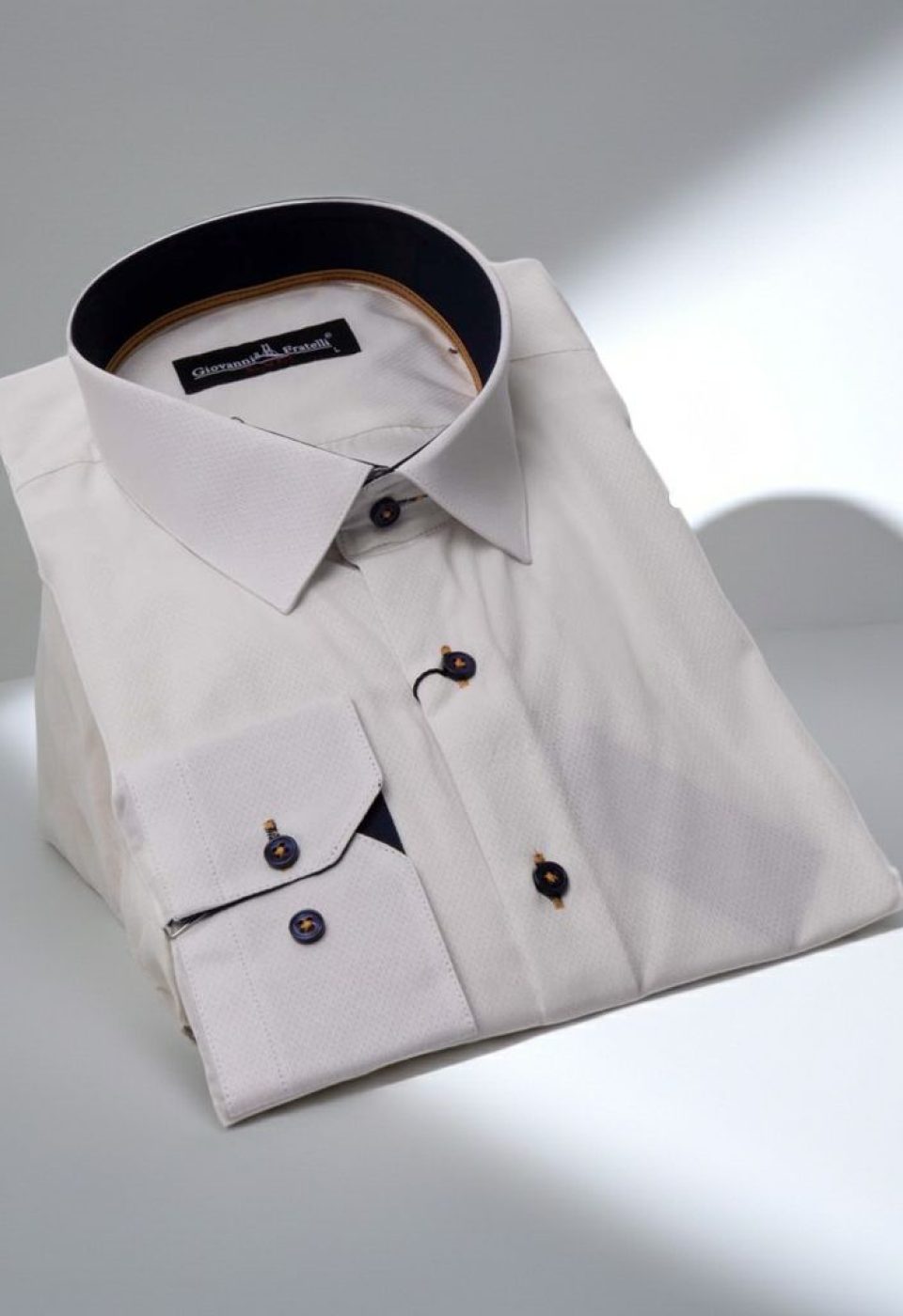 Slim Fit Uzun Kol Düz Renk Erkek Gömlek 3GMK310488004