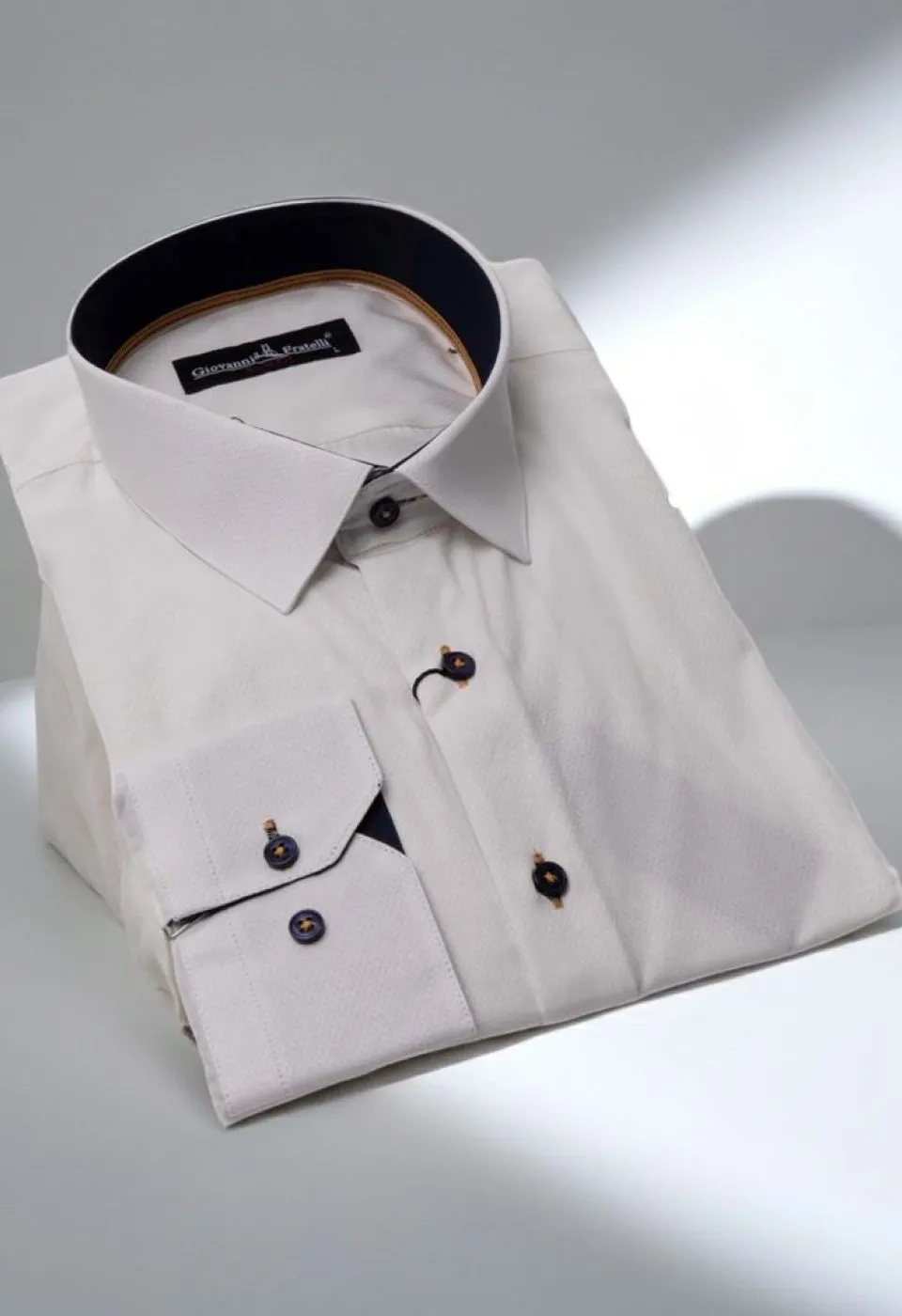 Slim Fit Uzun Kol Düz Renk Erkek Gömlek 3GMK310488004