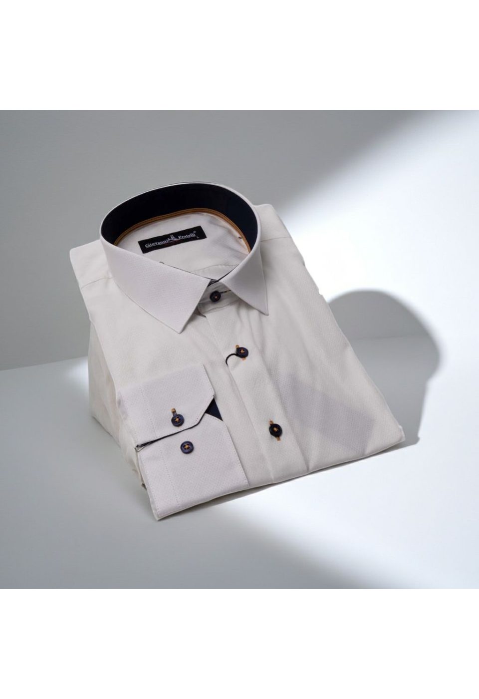 Slim Fit Uzun Kol Düz Renk Erkek Gömlek 3GMK310488004 - Giovanni Fratelli