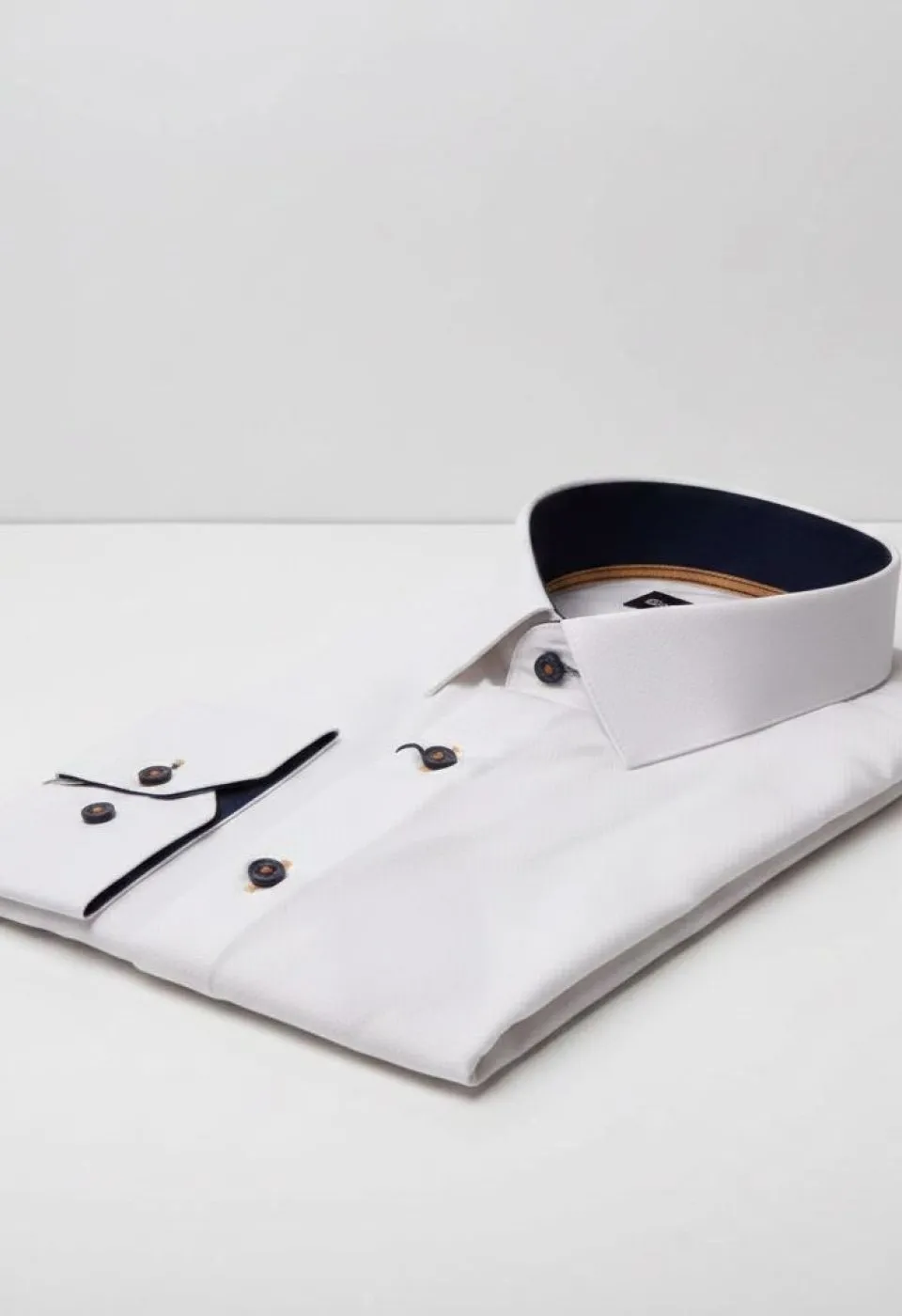 Slim Fit Uzun Kol Düz Renk Erkek Gömlek 3GMK310488004