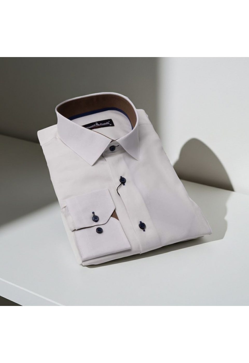 0488 CR 006 Slim Fit Uzun Kol Düz Renk Erkek Gömlek 3GMK310488006 - Giovanni Fratelli