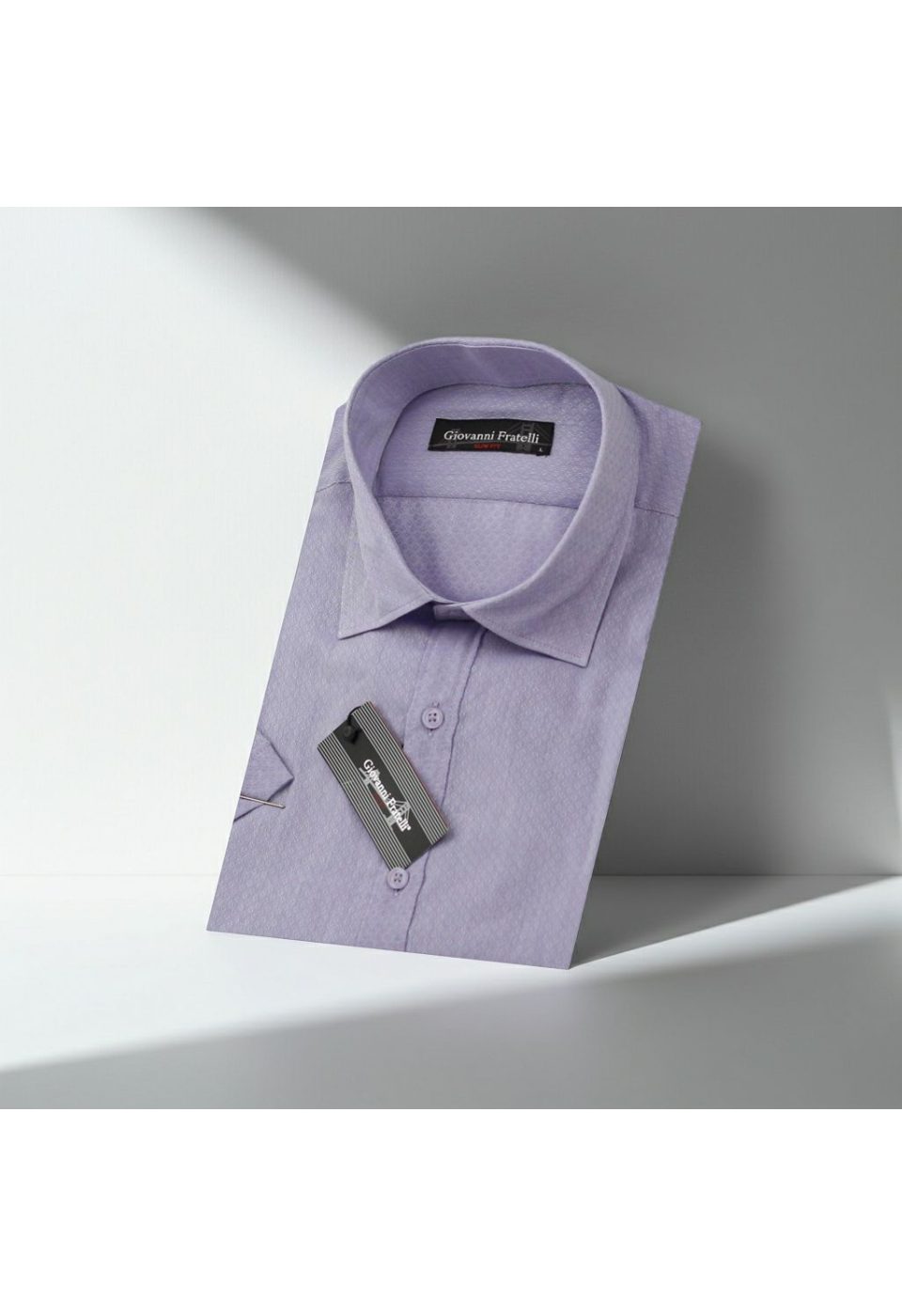 0584 CR K 001 Slim Fit Kısa Kol Desenli Erkek Gömlek 3GMK310584001 - Giovanni Fratelli