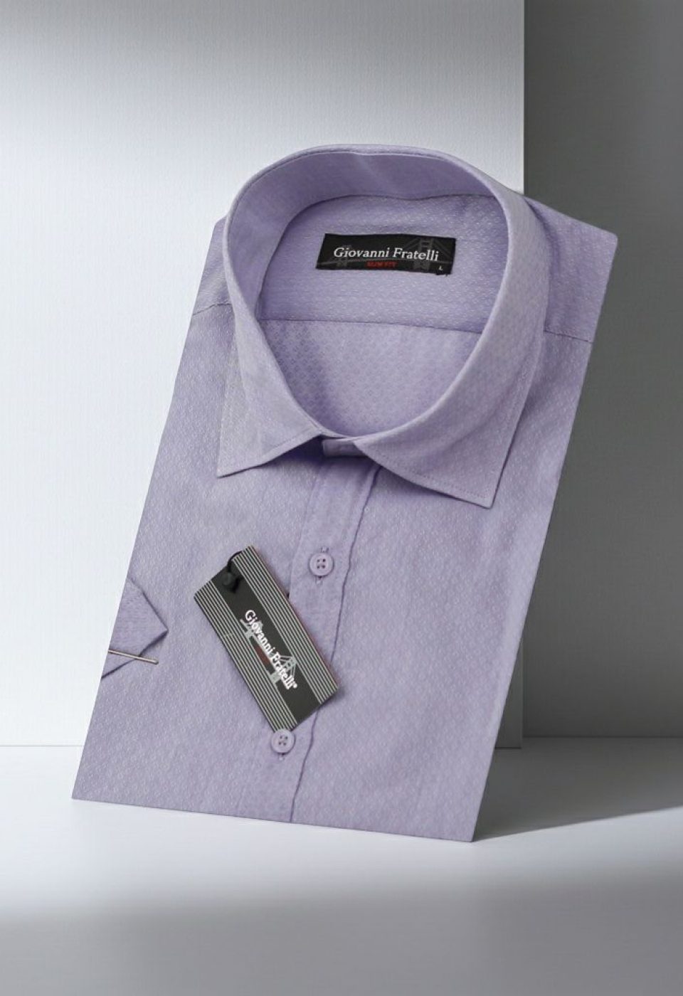 Slim Fit Kısa Kol Desenli Erkek Gömlek 3GMK310584001 Slim Fit Kısa Kol Desenli Erkek Gömlek 3GMK310584001