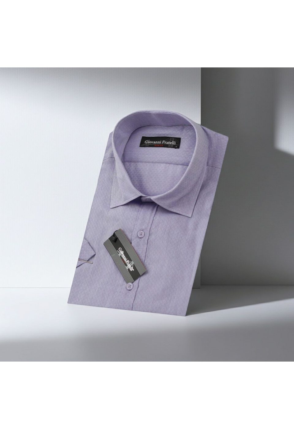 0584 CR K 001 Slim Fit Kısa Kol Desenli Erkek Gömlek 3GMK310584001 - Giovanni Fratelli