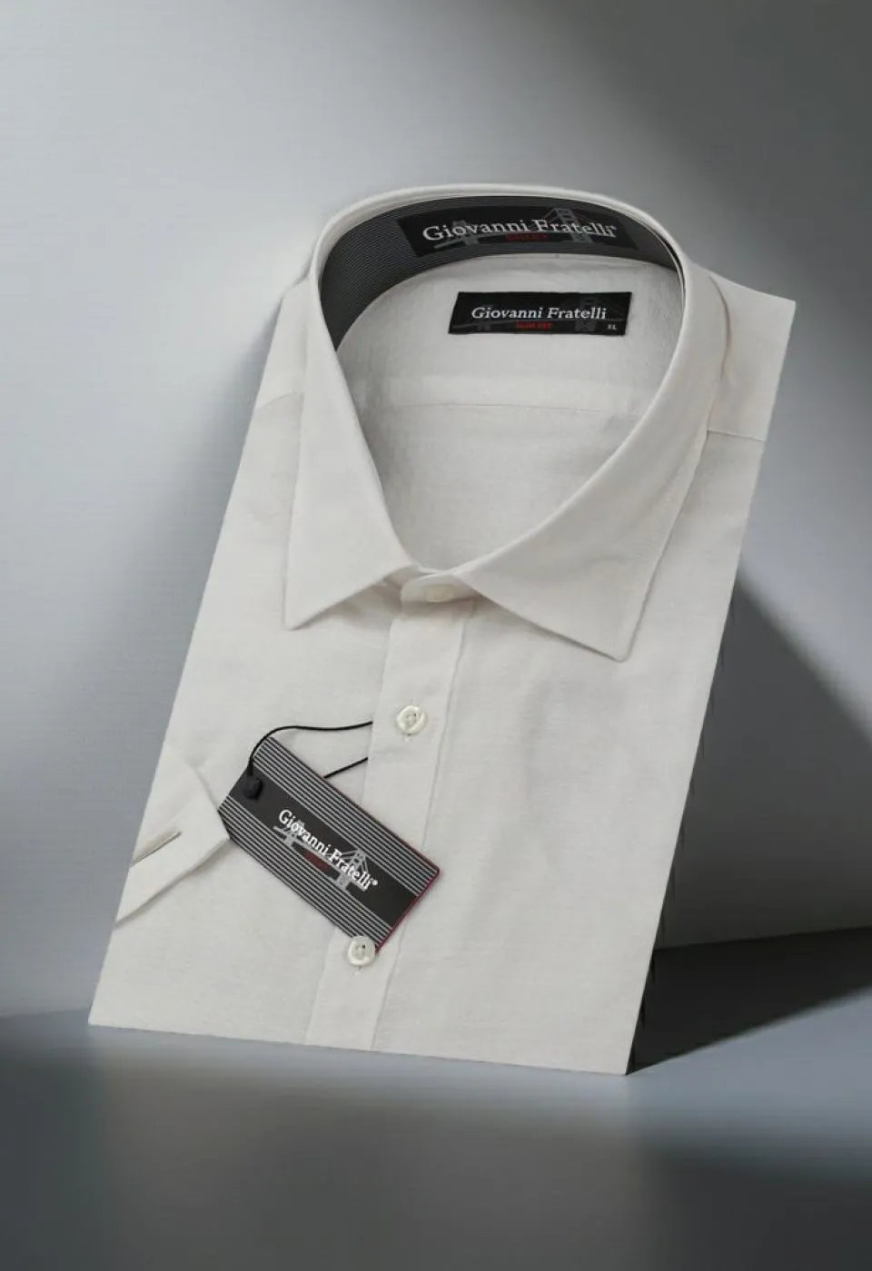 Slim Fit Kısa Kol Desenli Erkek Gömlek 3GMK310584006