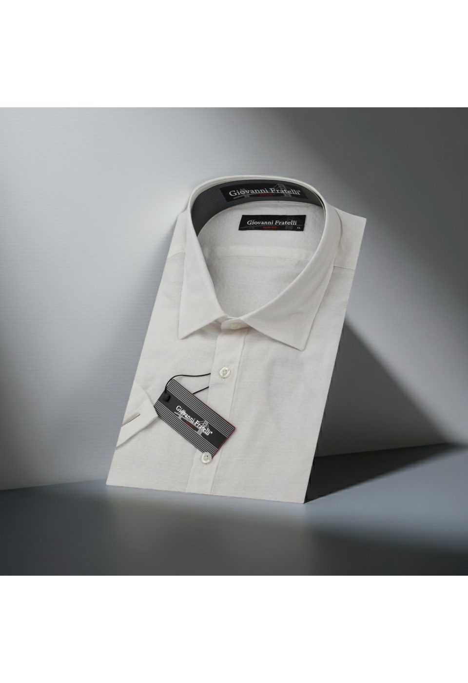 0584 CR K 006 Slim Fit Kısa Kol Desenli Erkek Gömlek 3GMK310584006 - Giovanni Fratelli