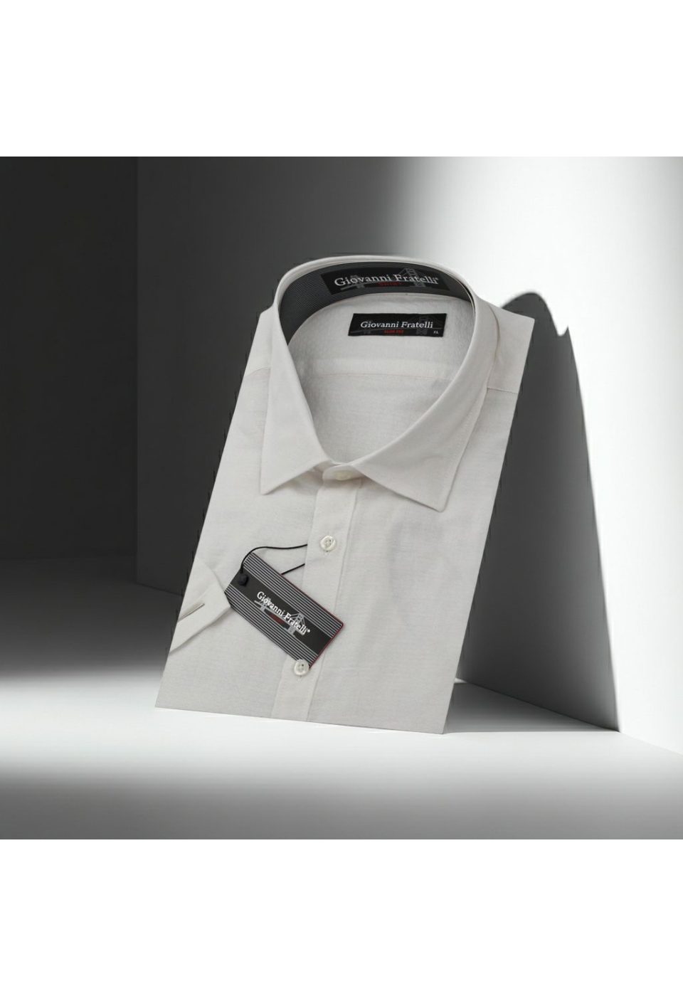 0584 CR K 006 Slim Fit Kısa Kol Desenli Erkek Gömlek 3GMK310584006 - Giovanni Fratelli