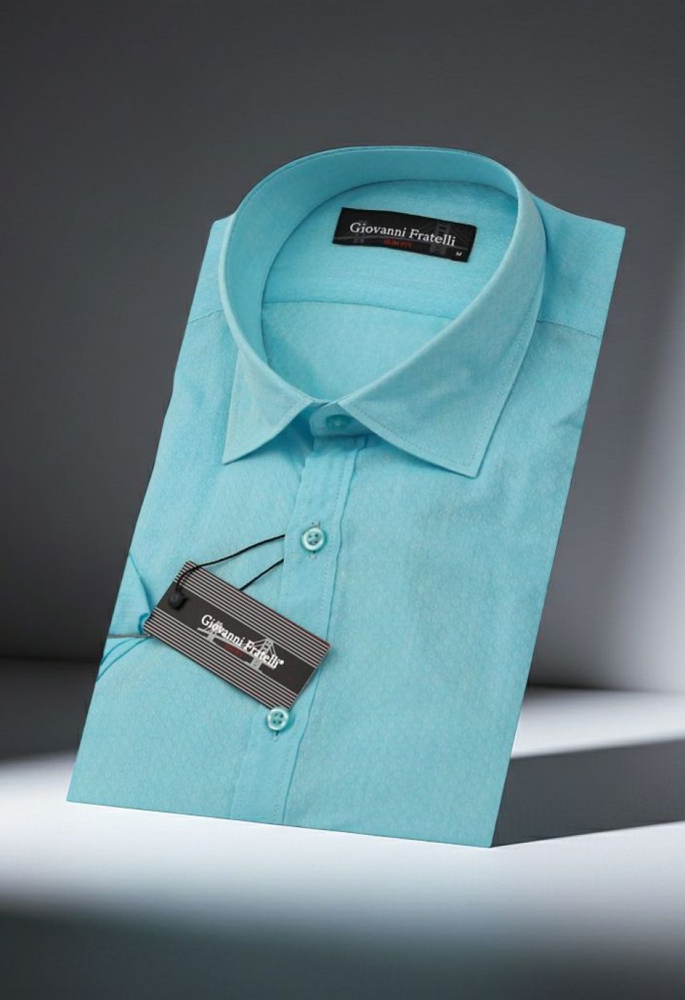 Slim Fit Kısa Kol Desenli Erkek Gömlek 3GMK310584008 Slim Fit Kısa Kol Desenli Erkek Gömlek 3GMK310584008
