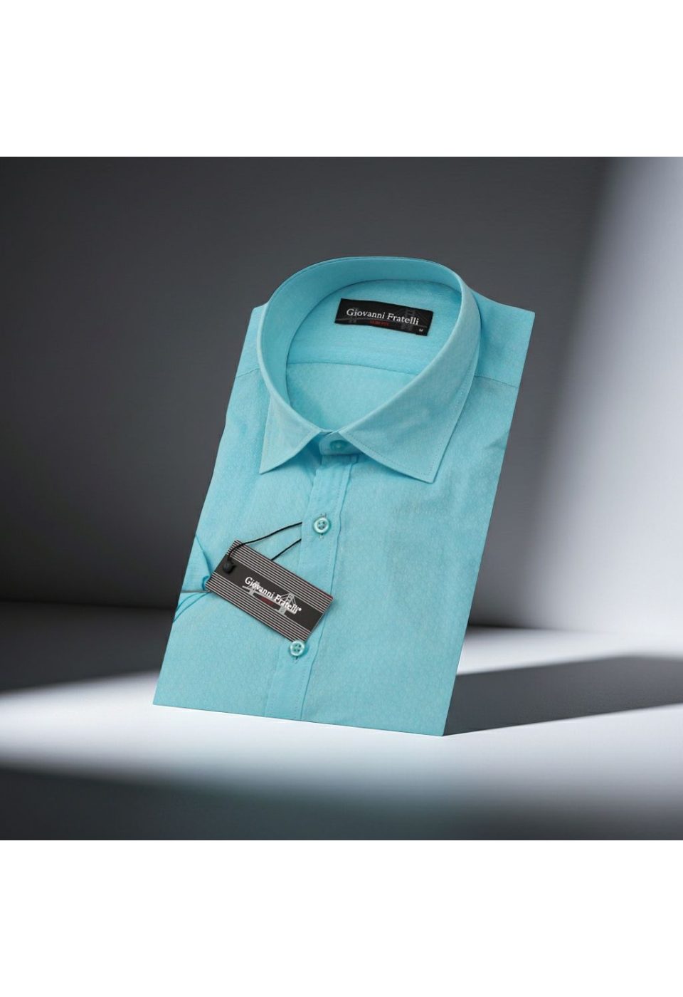 0584 CR K 008 Slim Fit Kısa Kol Desenli Erkek Gömlek 3GMK310584008 - Giovanni Fratelli