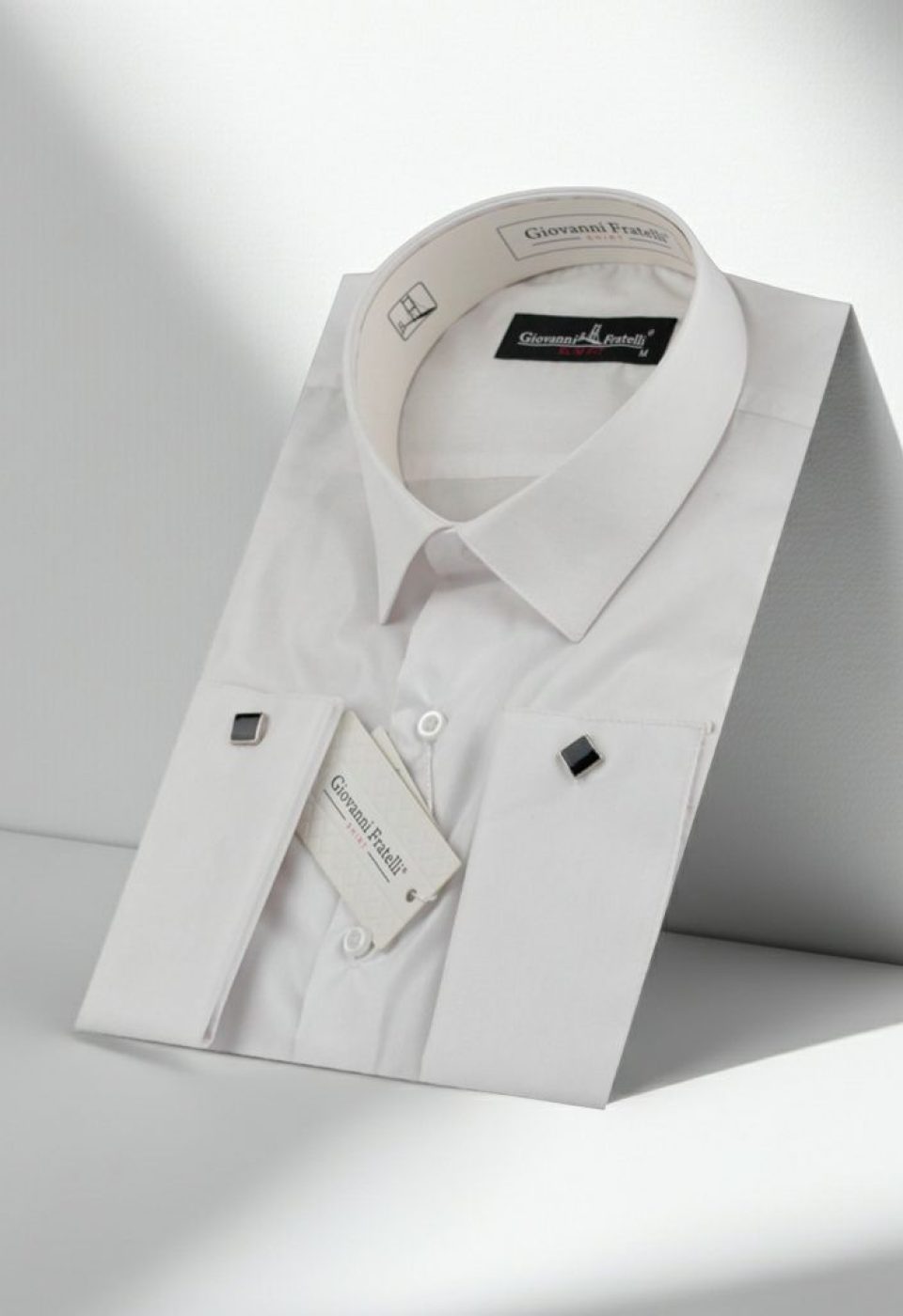 Slim Fit Kol Düğmeli Düz Renk Erkek Gömlek 3GMK330585BYZ