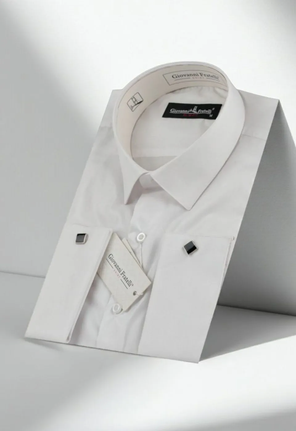 Slim Fit Kol Düğmeli Düz Renk Erkek Gömlek 3GMK330585BYZ