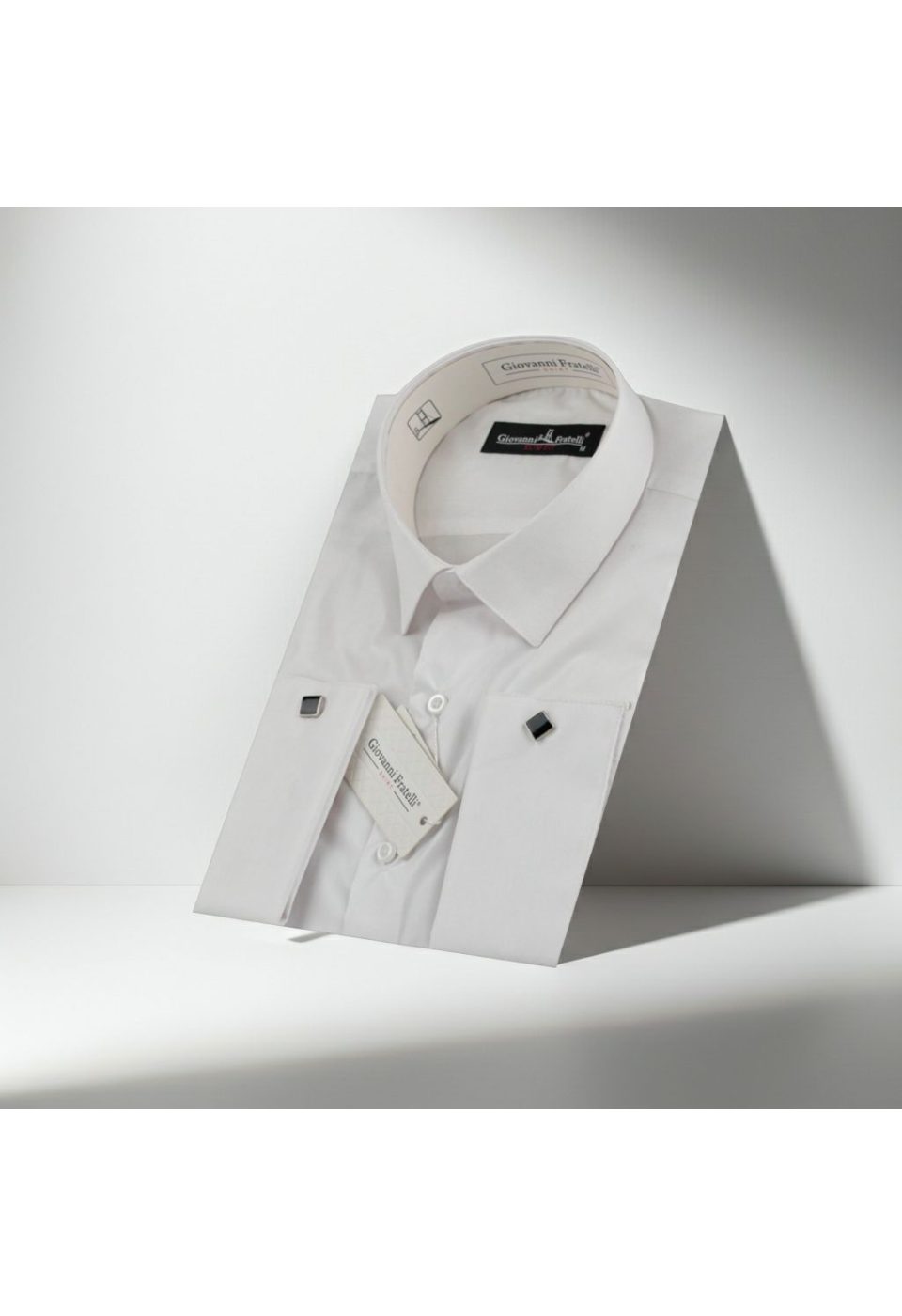 Slim Fit Kol Düğmeli Düz Renk Erkek Gömlek 3GMK330585BYZ - Giovanni Fratelli