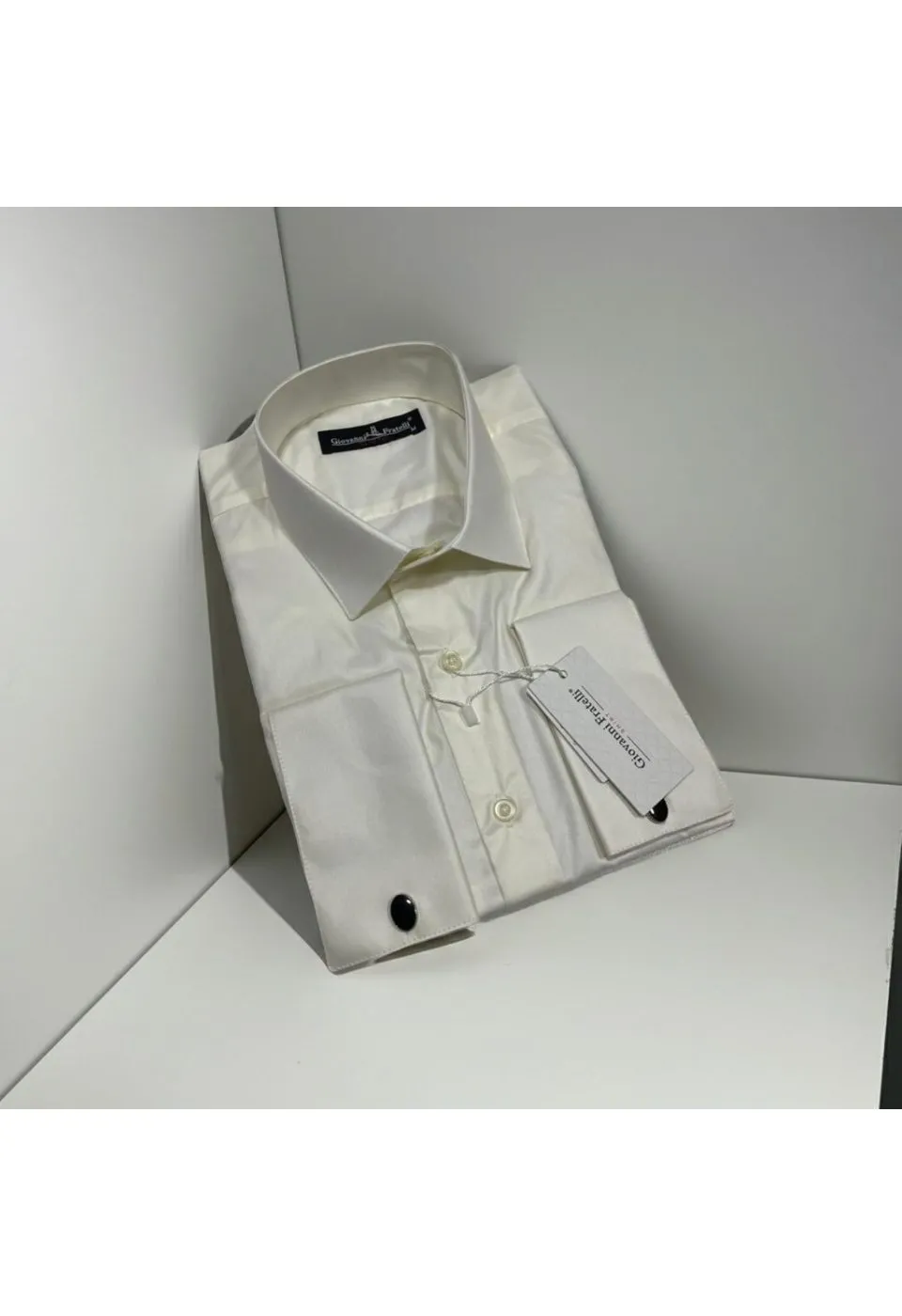 Slim Fit Kol Düğmeli Düz Renk Erkek Gömlek 3GMK330585SAM - Giovanni Fratelli
