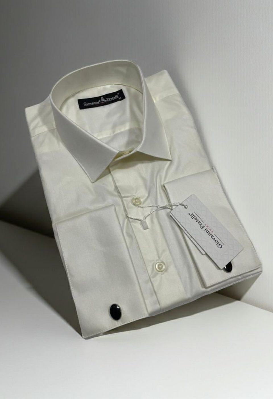 Slim Fit Kol Düğmeli Düz Renk Erkek Gömlek 3GMK330585SAM