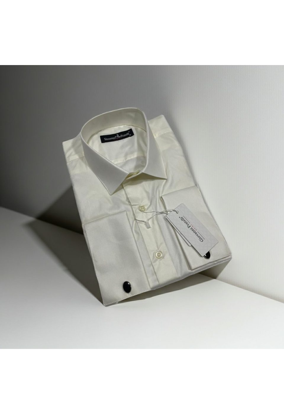 0585 CR D SAM Slim Fit Kol Düğmeli Düz Renk Erkek Gömlek 3GMK330585SAM - Giovanni Fratelli