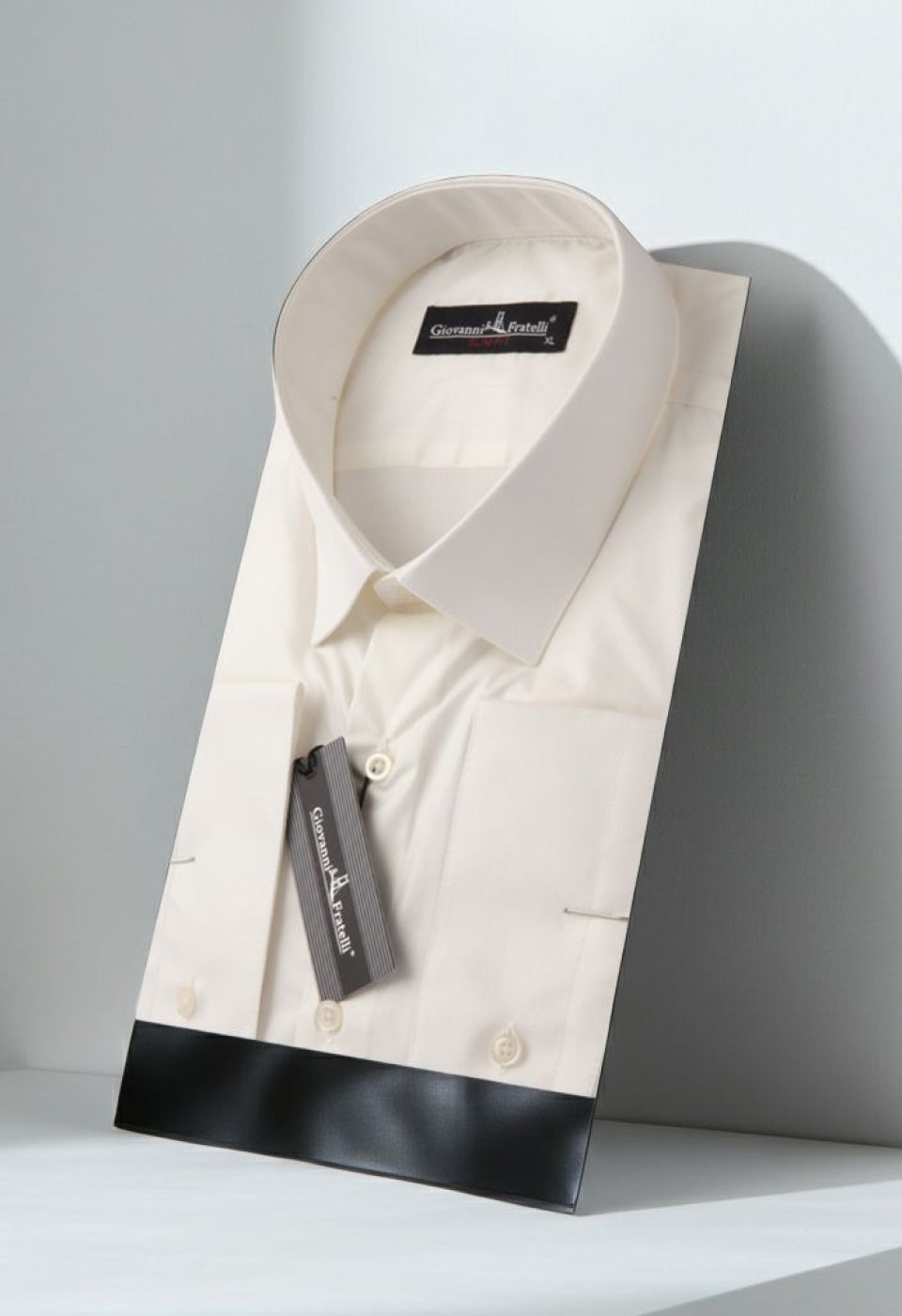 Slim Fit Uzun Kol Universal Manşet Düz Renk Erkek Gömlek 3GMK370585SAM