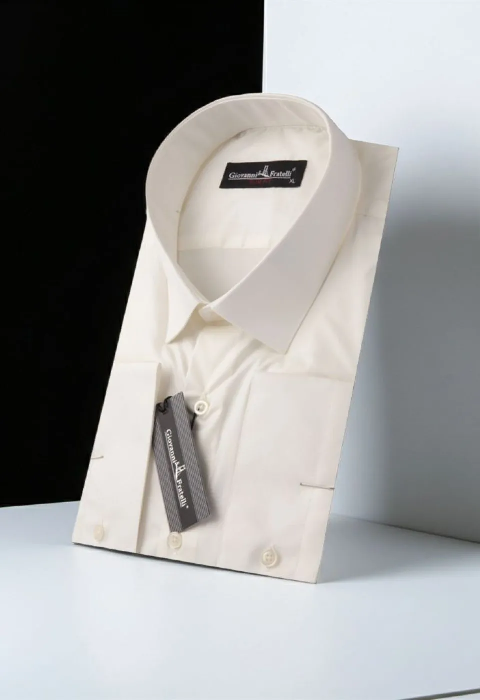 Slim Fit Uzun Kol Universal Manşet Düz Renk Erkek Gömlek 3GMK370585SAM