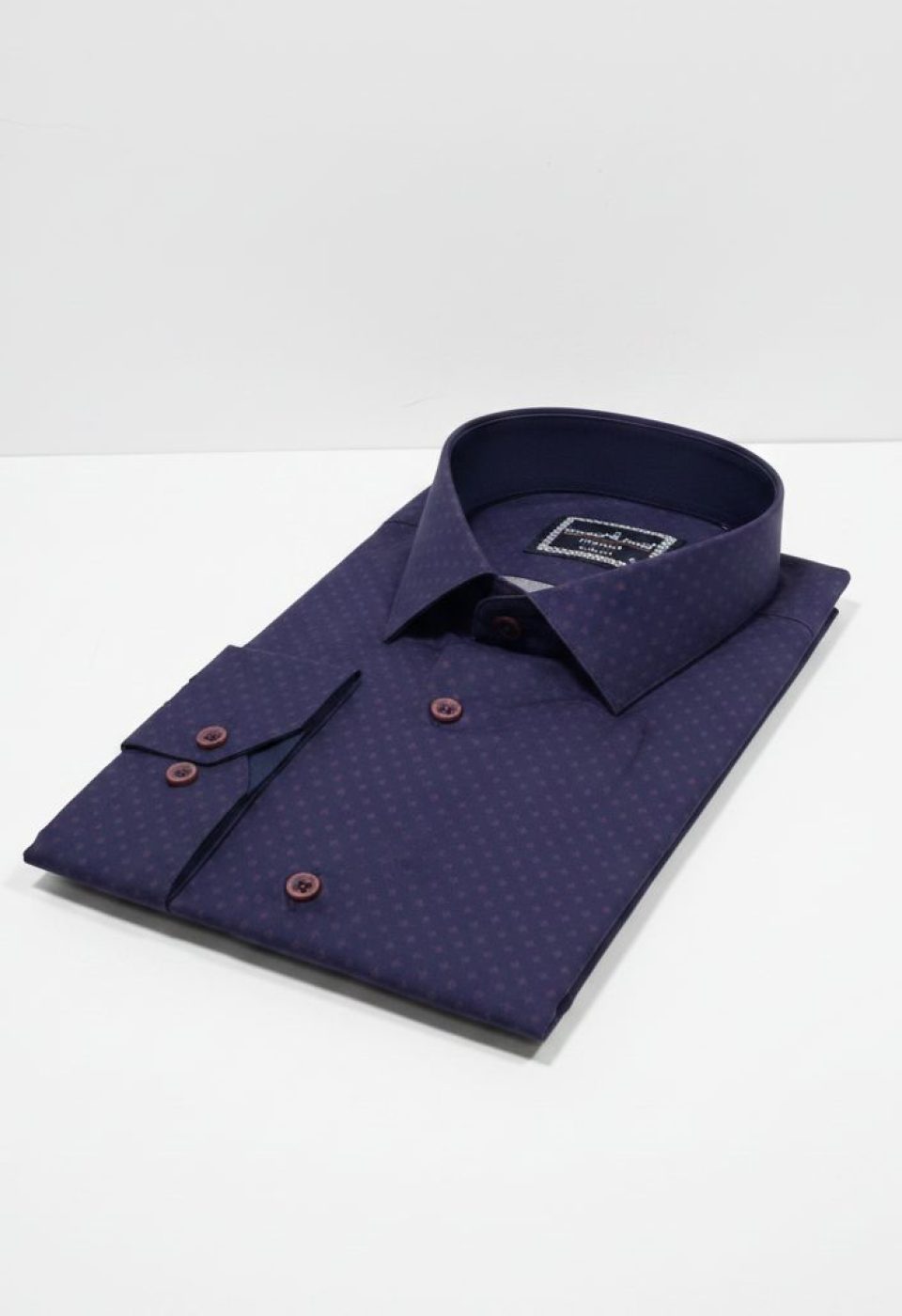 0646 CR 009 Slim Fit Uzun Kol Desenli Erkek Gömlek 3GMK310646009 - Giovanni Fratelli