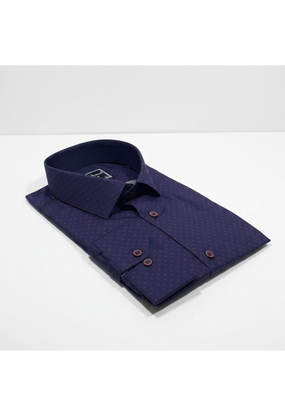 0646 CR 009 Slim Fit Uzun Kol Desenli Erkek Gömlek 3GMK310646009 - Giovanni Fratelli