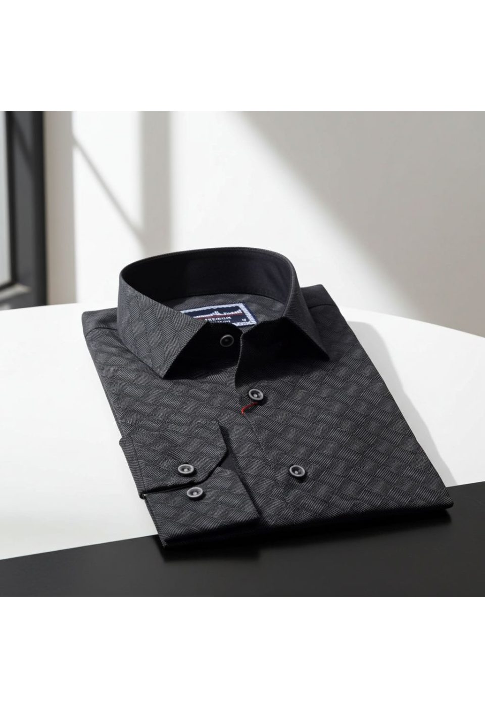 0646 CR 045 Slim Fit Uzun Kol Desenli Erkek Gömlek 3GMK310646045 - Giovanni Fratelli