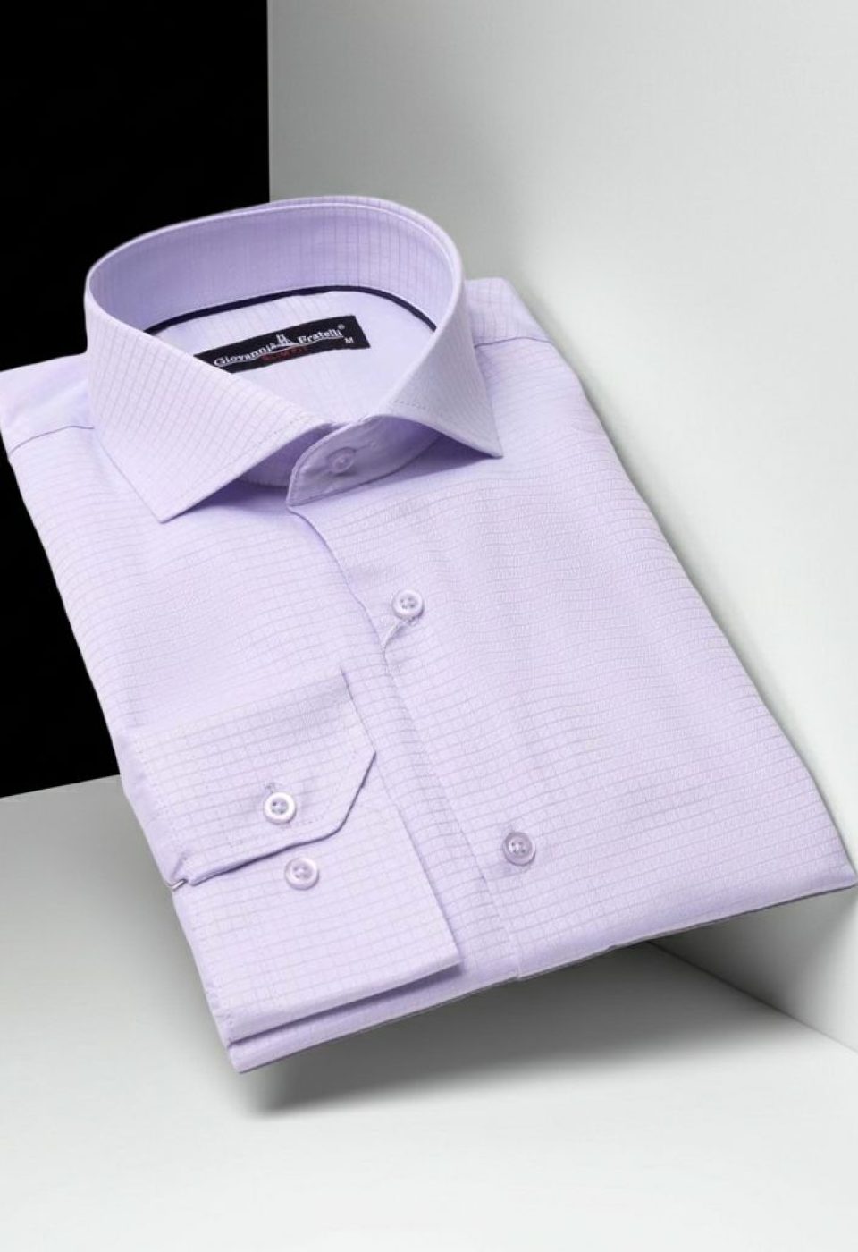 0727 CR ITALY 003 Slim Fit Uzun Kol Desenli İtalyan Yaka Erkek Gömlek 3GMK310727003 - Giovanni Fratelli