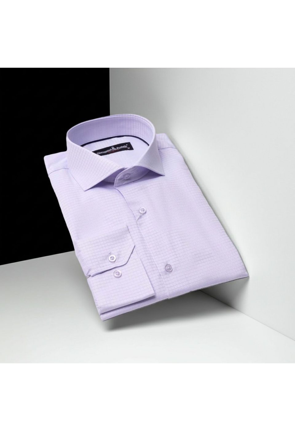 0727 CR ITALY 003 Slim Fit Uzun Kol Desenli İtalyan Yaka Erkek Gömlek 3GMK310727003 - Giovanni Fratelli