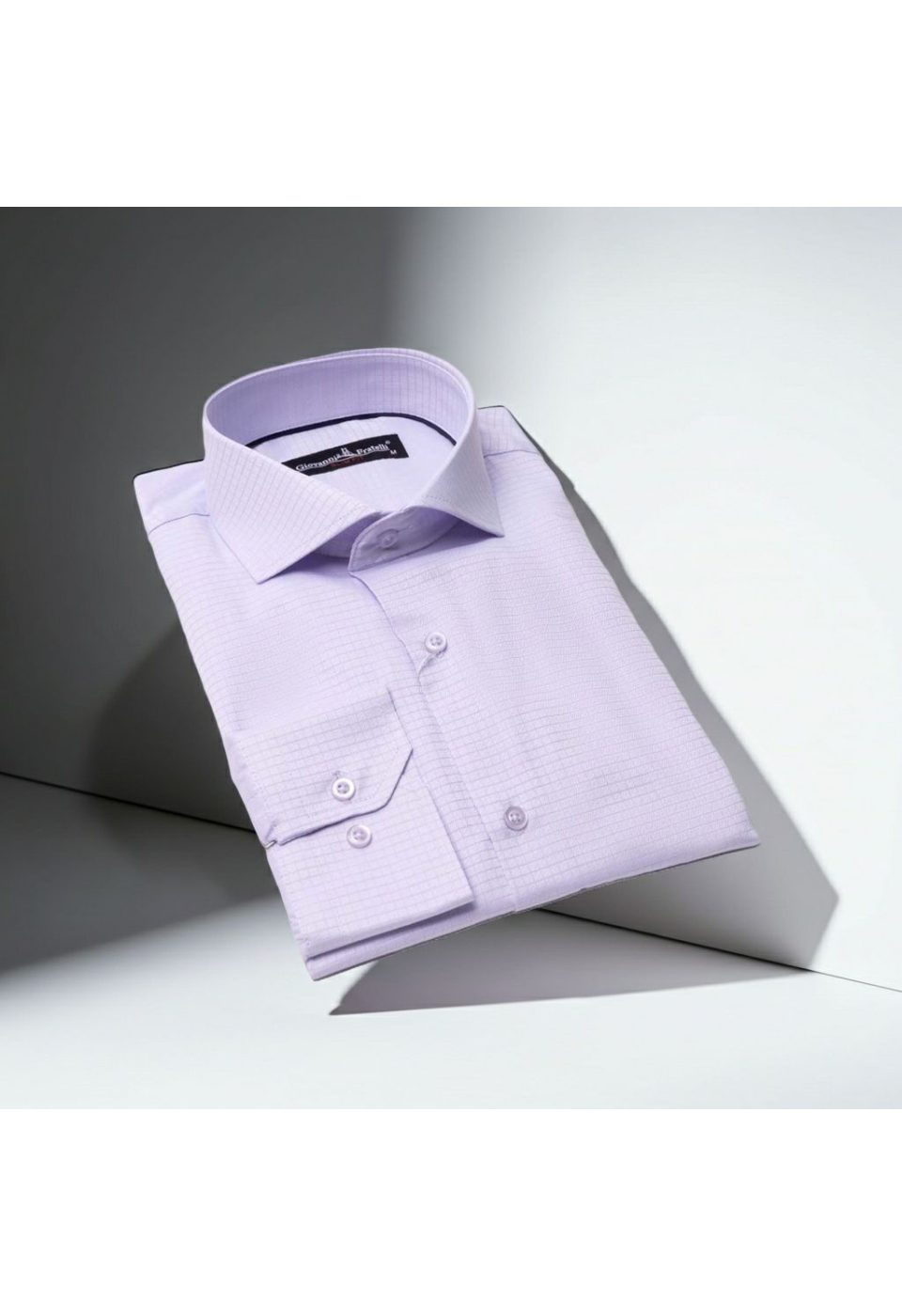0727 CR ITALY 003 Slim Fit Uzun Kol Desenli İtalyan Yaka Erkek Gömlek 3GMK310727003 - Giovanni Fratelli